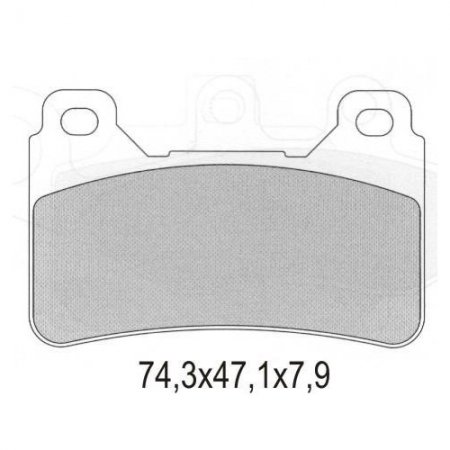 Тормозные колодки GALFER FD326 G1375
